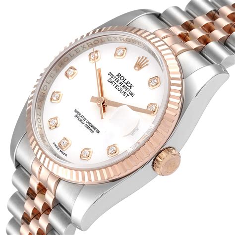 rolex datejust 36mm rose gold and steel|rolex rose gold datejust price.